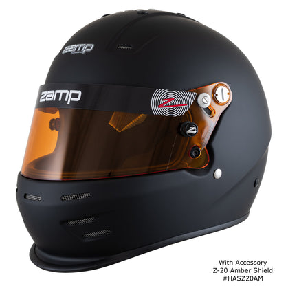 Zamp RZ-38 SNELL SA2025 Matte Black 2X-Large Z-20 Clear Shield Series 29 Interior