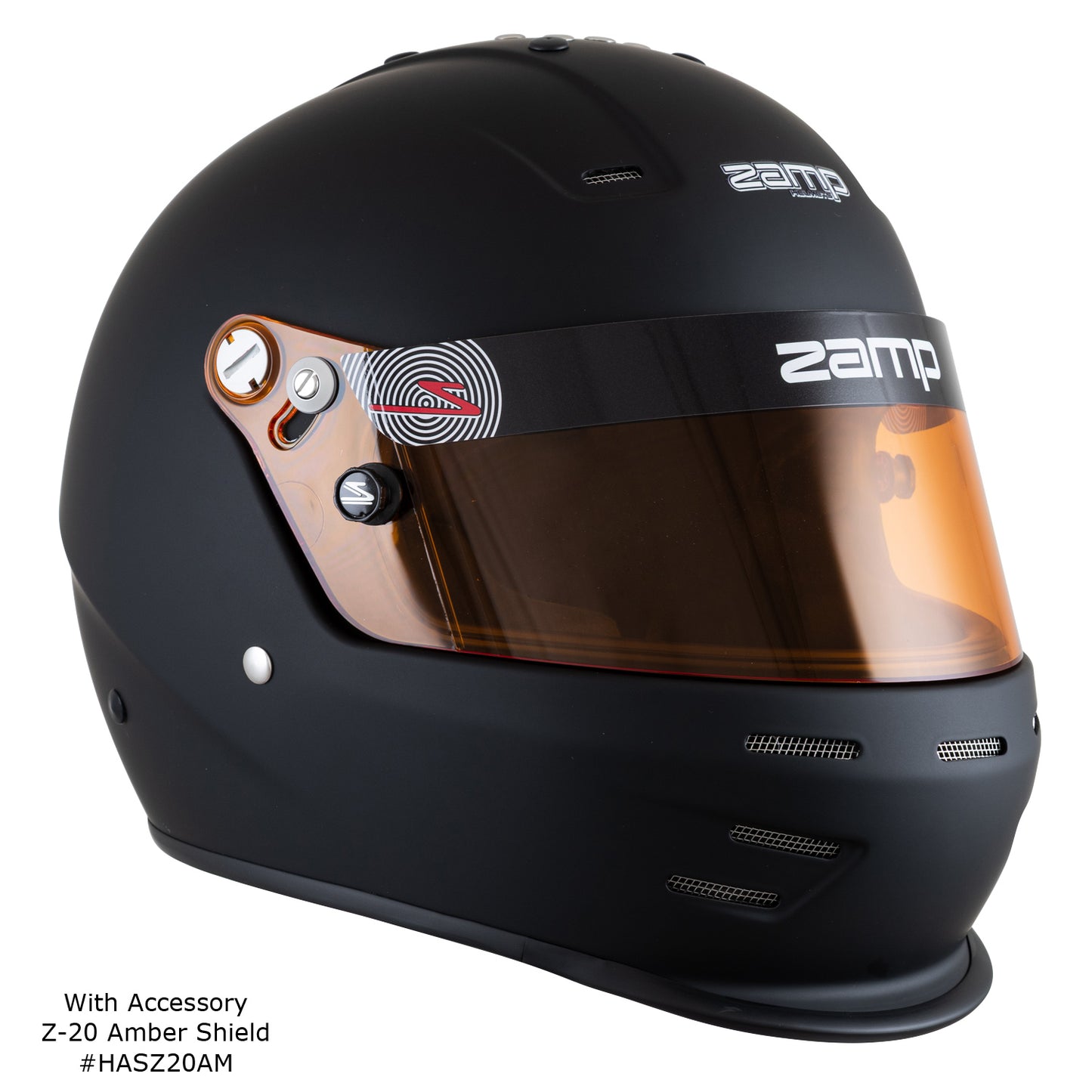 Zamp RZ-38 SNELL SA2025 Matte Black Large Z-20 Clear Shield Series 29 Interior