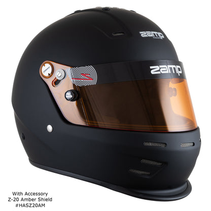 Zamp RZ-38 SNELL SA2025 Matte Black Large Z-20 Clear Shield Series 29 Interior