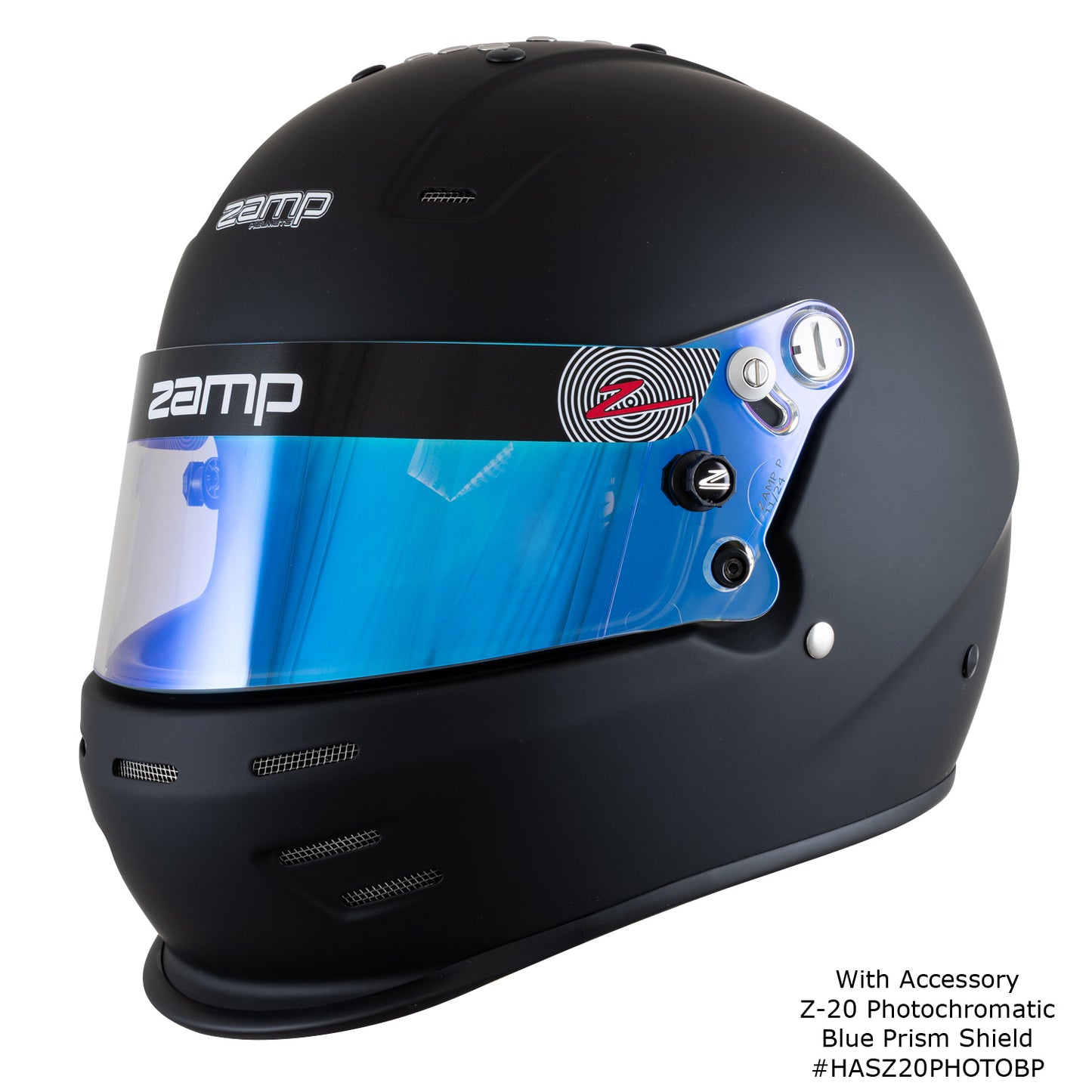 Zamp RZ-38 SNELL SA2025 Matte Black Medium Z-20 Clear Shield Series 29 Interior