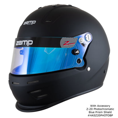 Zamp RZ-38 SNELL SA2025 Matte Black Medium Z-20 Clear Shield Series 29 Interior