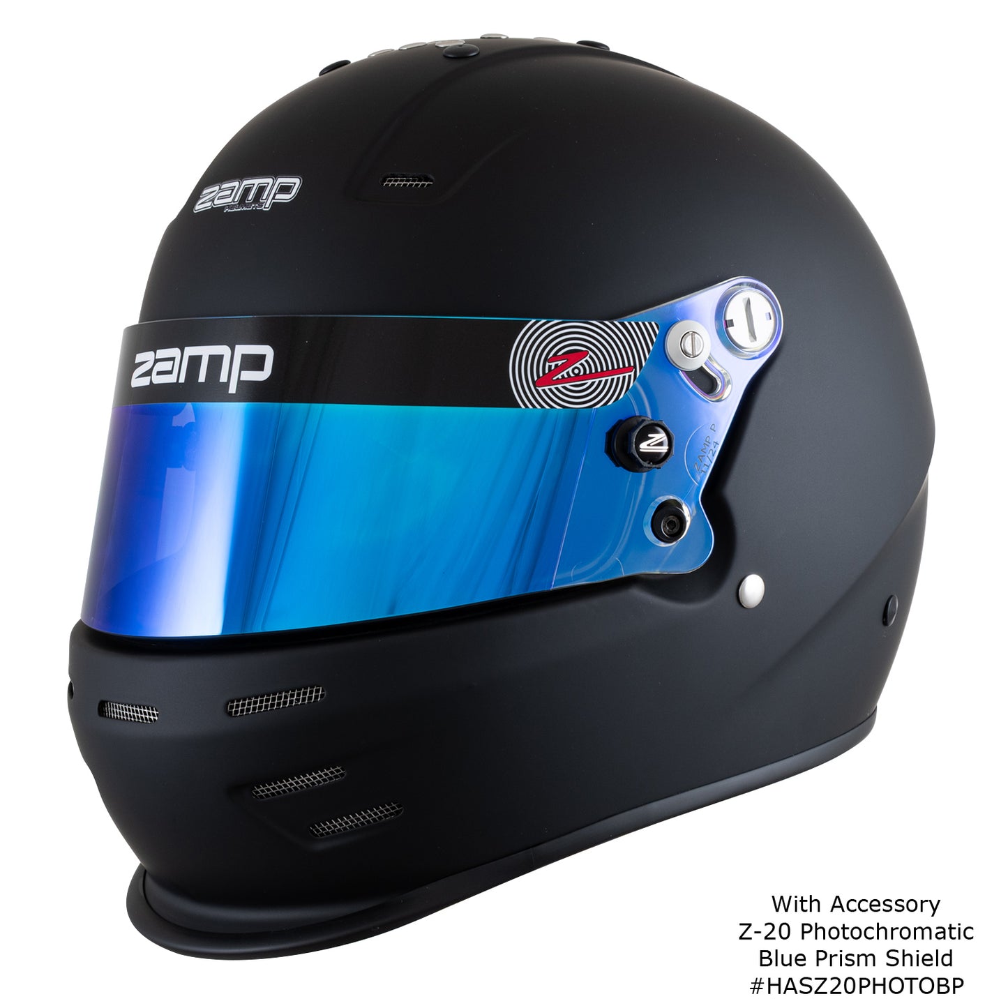 Zamp RZ-38 SNELL SA2025 Matte Black Large Z-20 Clear Shield Series 29 Interior