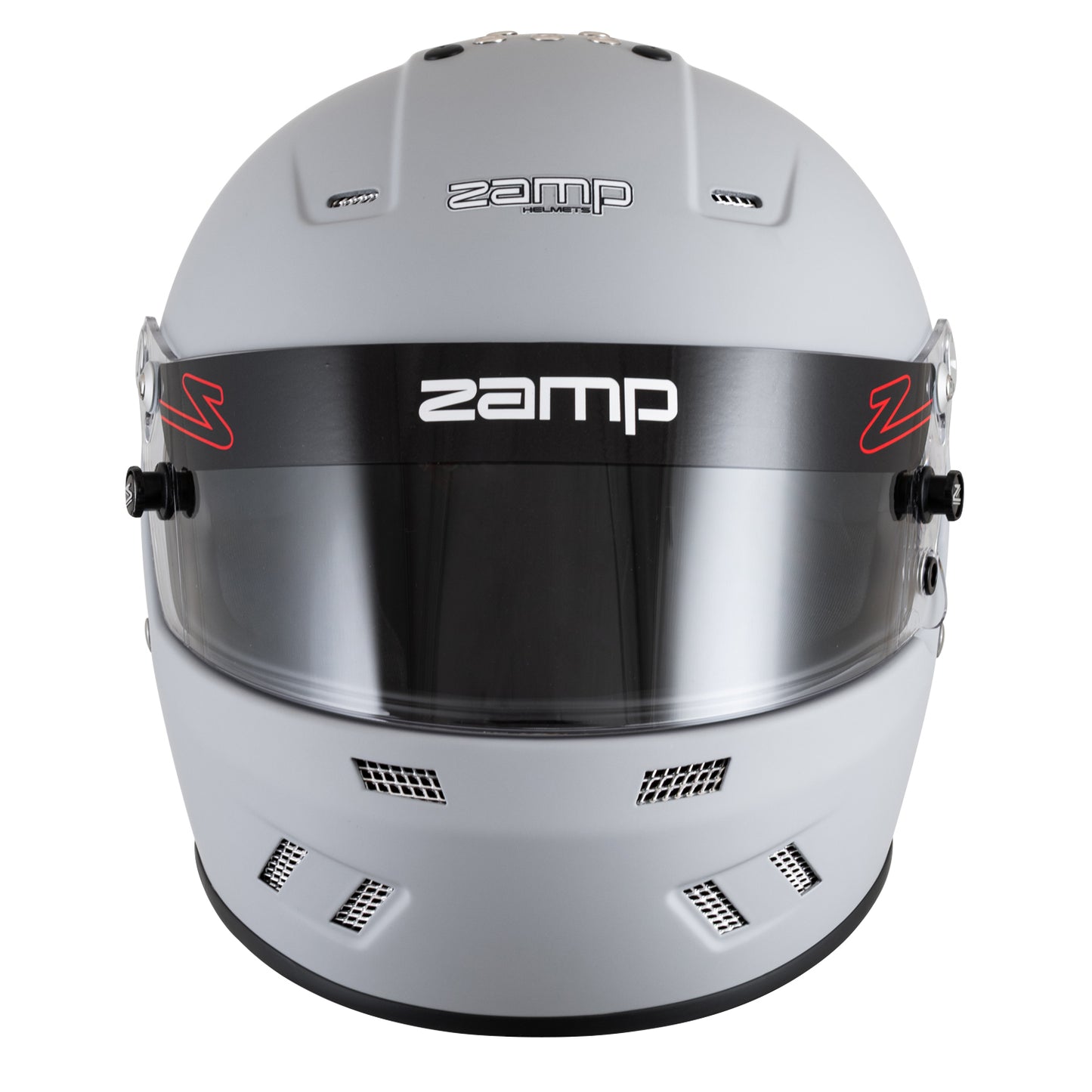Zamp RZ-57V SNELL SA2025 Matte Gray Medium Z-20 Clear Shield