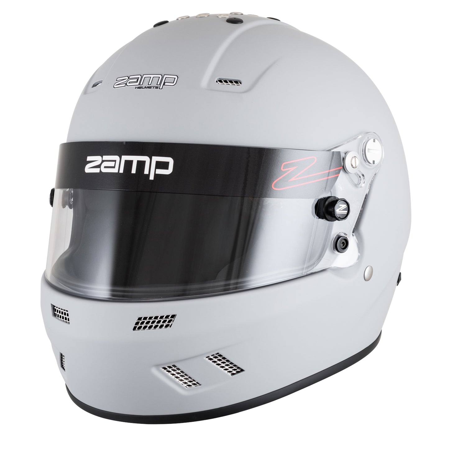 Zamp RZ-57V SNELL SA2025 Matte Gray Medium Z-20 Clear Shield
