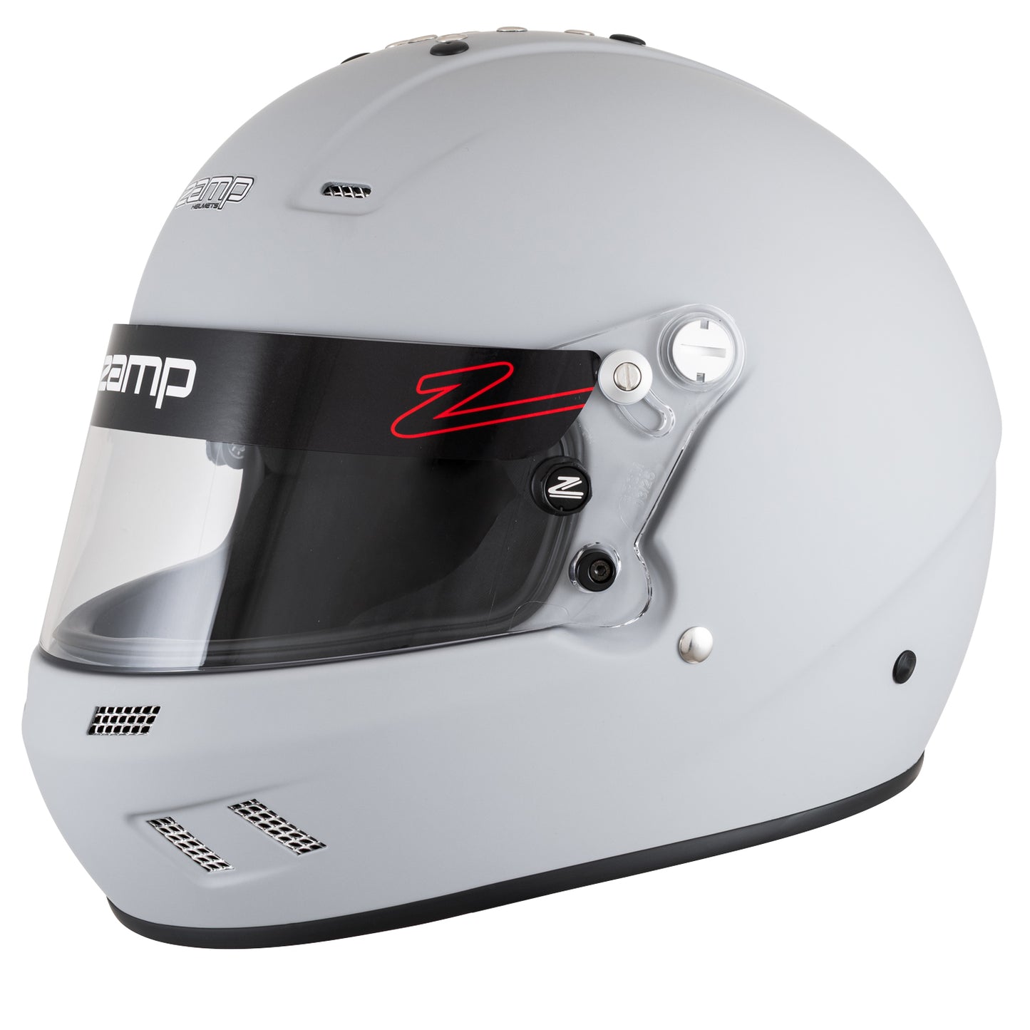 Zamp RZ-57V SNELL SA2025 Matte Gray Medium Z-20 Clear Shield