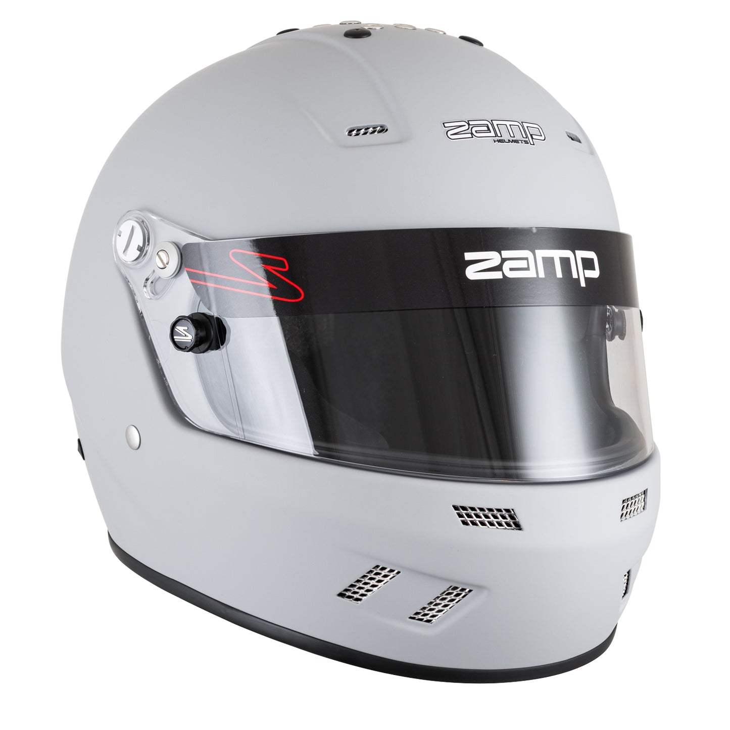 Zamp RZ-57V SNELL SA2025 Matte Gray 2X-Large Z-20 Clear Shield