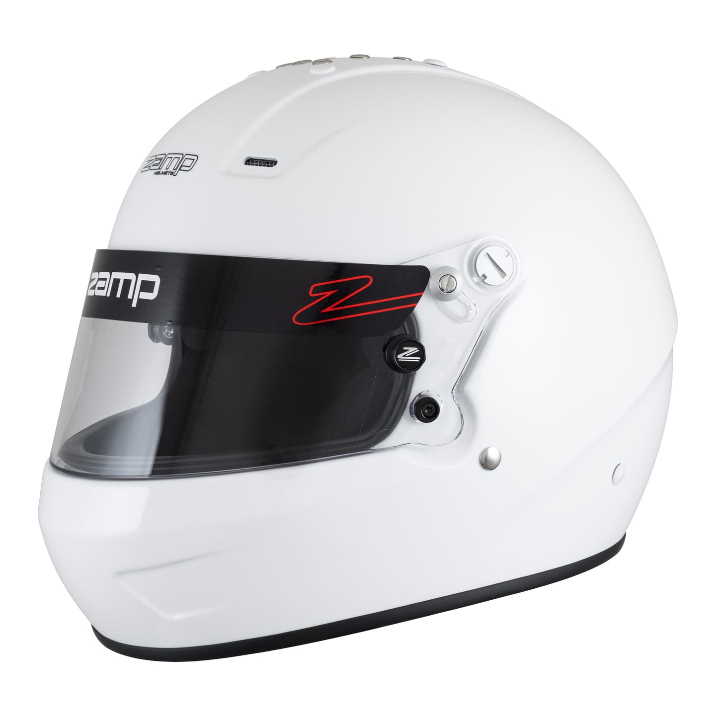 Zamp RZ-57 SNELL SA2025 Gloss White Medium Z-20 Clear Shield