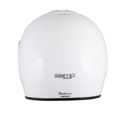 Zamp RZ-57 SNELL SA2025 Gloss White Medium Z-20 Clear Shield