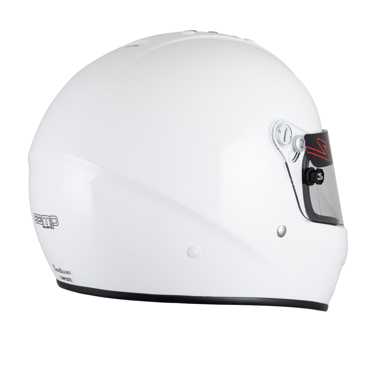 Zamp RZ-57 SNELL SA2025 Gloss White Medium Z-20 Clear Shield