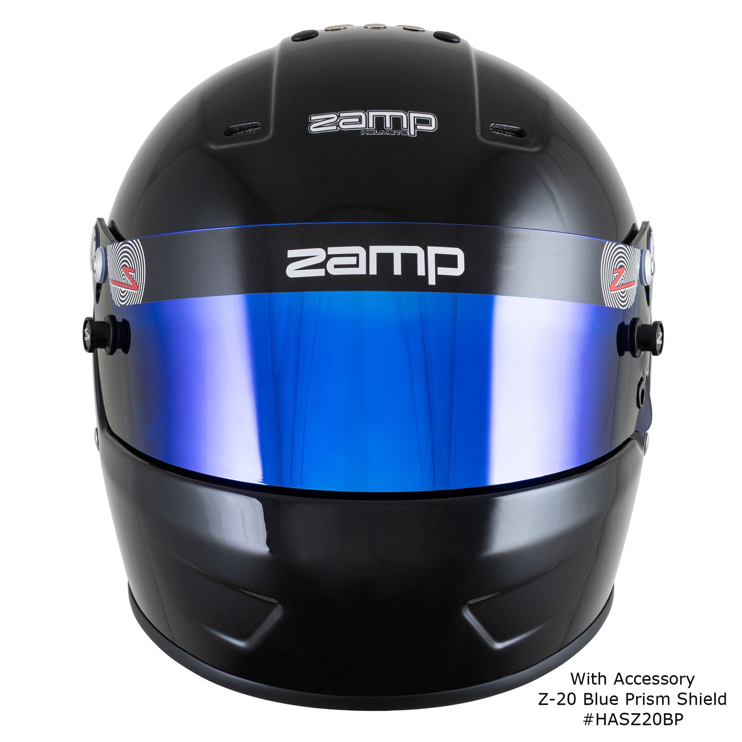 Zamp RZ-57 SNELL SA2025 Gloss Black Medium Z-20 Clear Shield