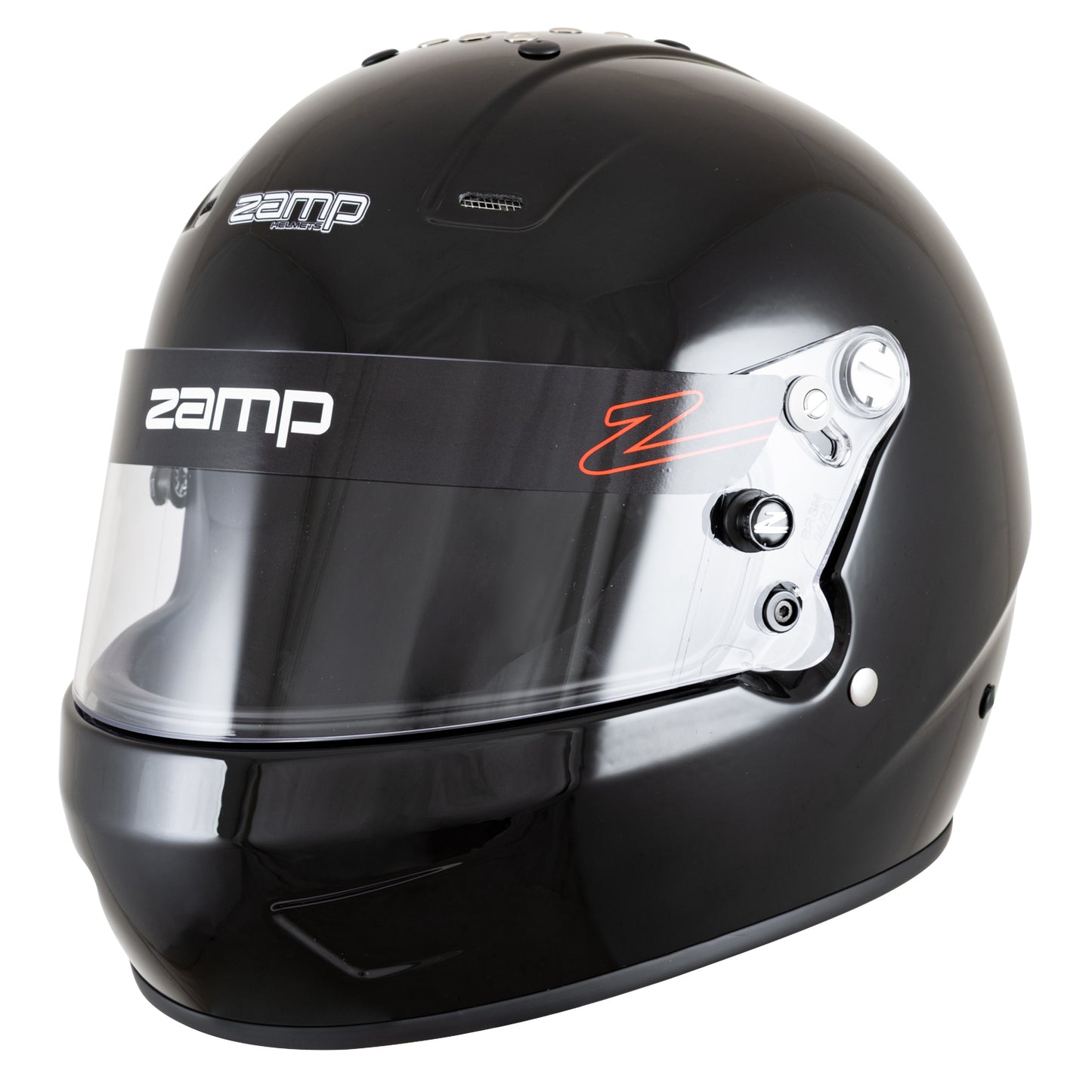 Zamp RZ-57 SNELL SA2025 Gloss Black Medium Z-20 Clear Shield