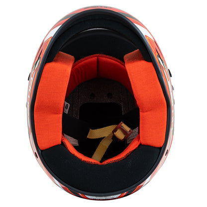 Zamp RZ-48Y Youth SNELL CMR2016 SFI 24.1 Carbon Flo Red 57cm Z-20 Clear Shield Series 30 Interior
