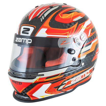 Zamp RZ-48Y Youth SNELL CMR2016 SFI 24.1 Carbon Flo Red 56cm Z-20 Clear Shield Series 30 Interior