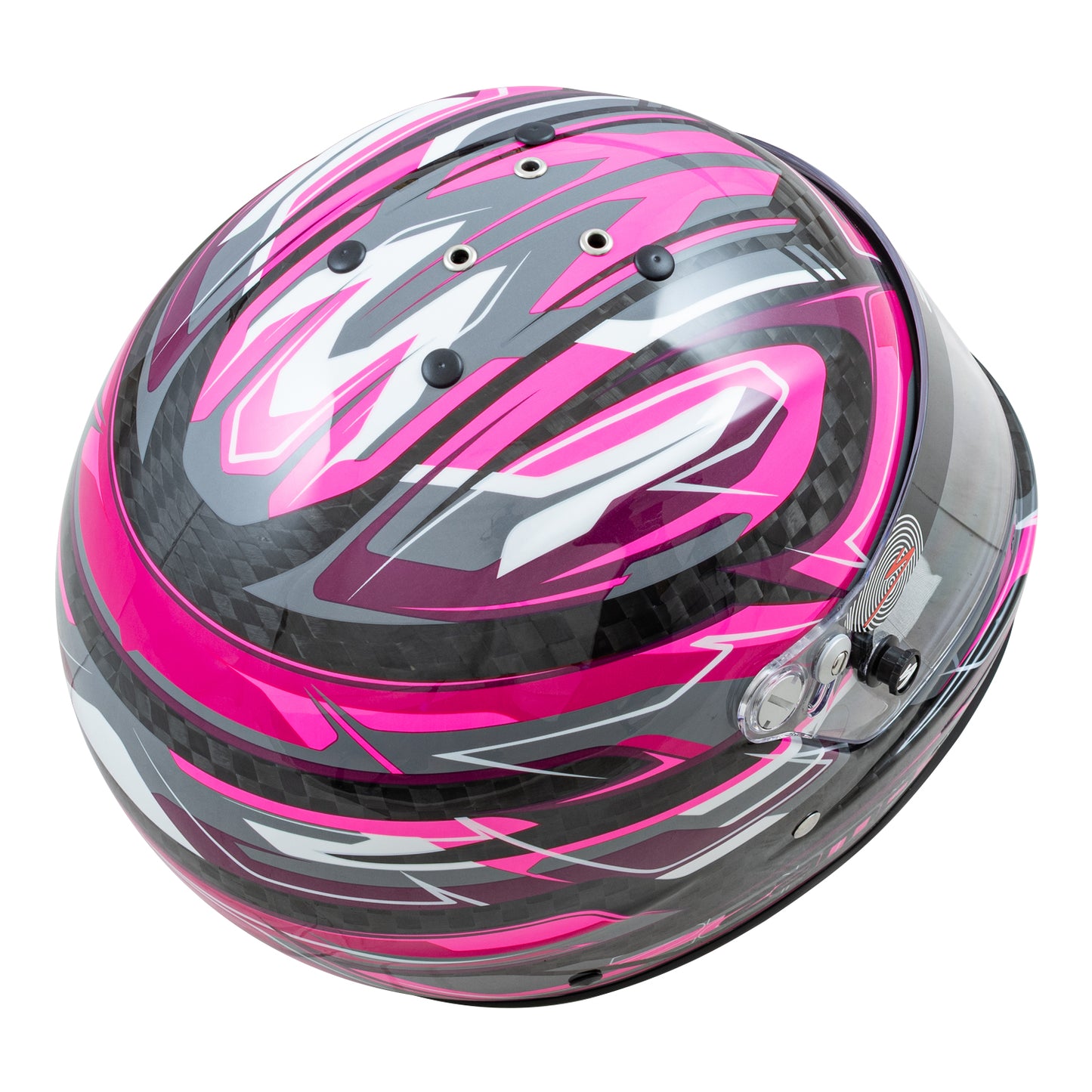 Zamp RZ-48Y Youth SNELL CMR2016 SFI 24.1 Carbon Flo Pink 56cm Z-20 Clear Shield Series 30 Interior
