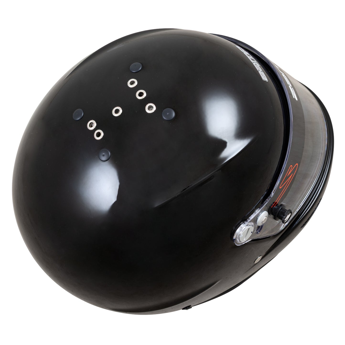 Zamp RZ-61S SNELL SA2025 Gloss Black Small Z-20 Clear Shield Series 31 Cheek Pads Series 28 Crown Liner
