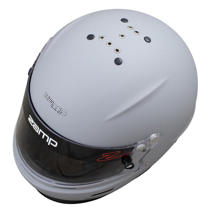 Zamp RZ-61S SNELL SA2025 Matte Gray X-Small Z-20 Clear Shield Series 31 Cheek Pads Series 28 Crown Liner
