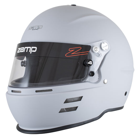 Zamp RZ-61S SNELL SA2025 Matte Gray Medium Z-20 Clear Shield Series 31 Cheek Pads Series 28 Crown Liner