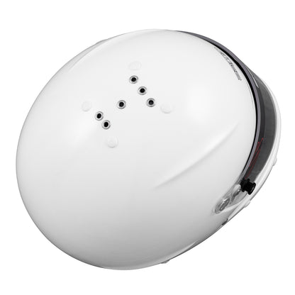 Zamp RZ-63S SNELL SA2025 Gloss White Medium Z-20 Clear Shield Series 31 Cheek Pads Series 28 Crown Liner