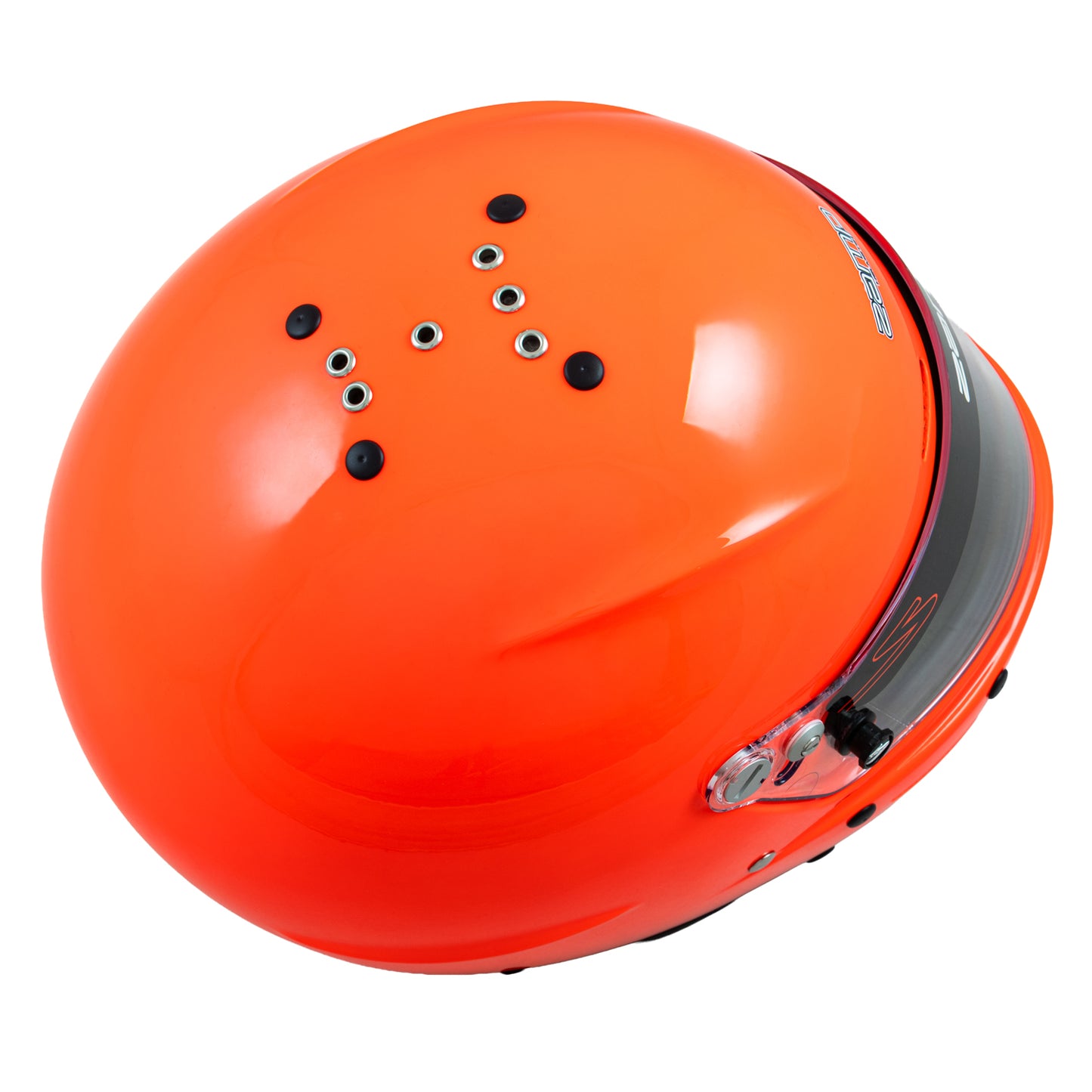 Zamp RZ-63S SNELL SA2025 Flo Orange Large Z-20 Clear Shield Series 31 Cheek Pads Series 28 Crown Liner