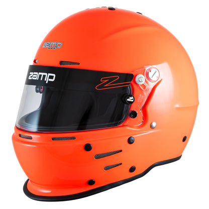 Zamp RZ-63S SNELL SA2025 Flo Orange Small Z-20 Clear Shield Series 31 Cheek Pads Series 28 Crown Liner