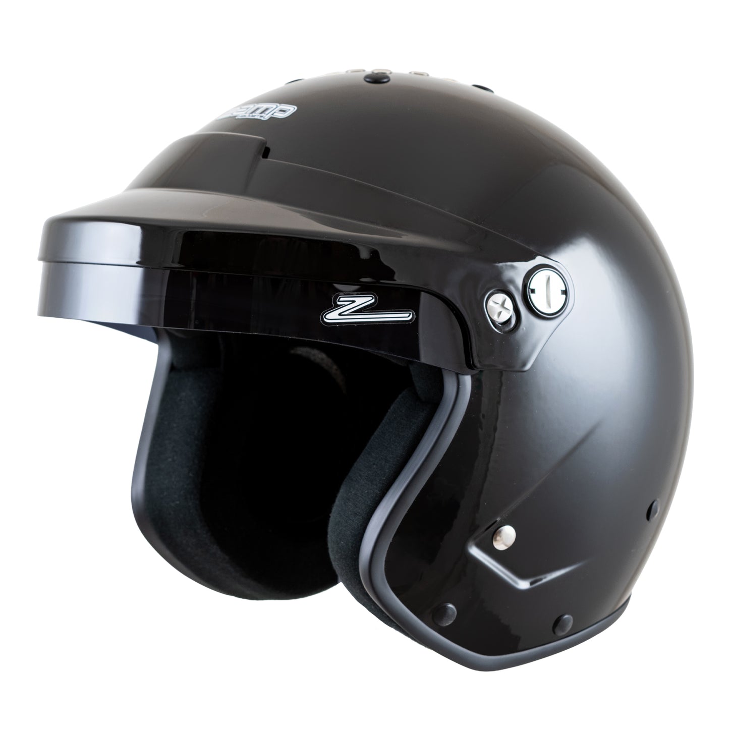 Zamp RZ-19S Snell SA2025 Gloss Black Small Z-20 Series Gloss Black Visor Series 32 Interior
