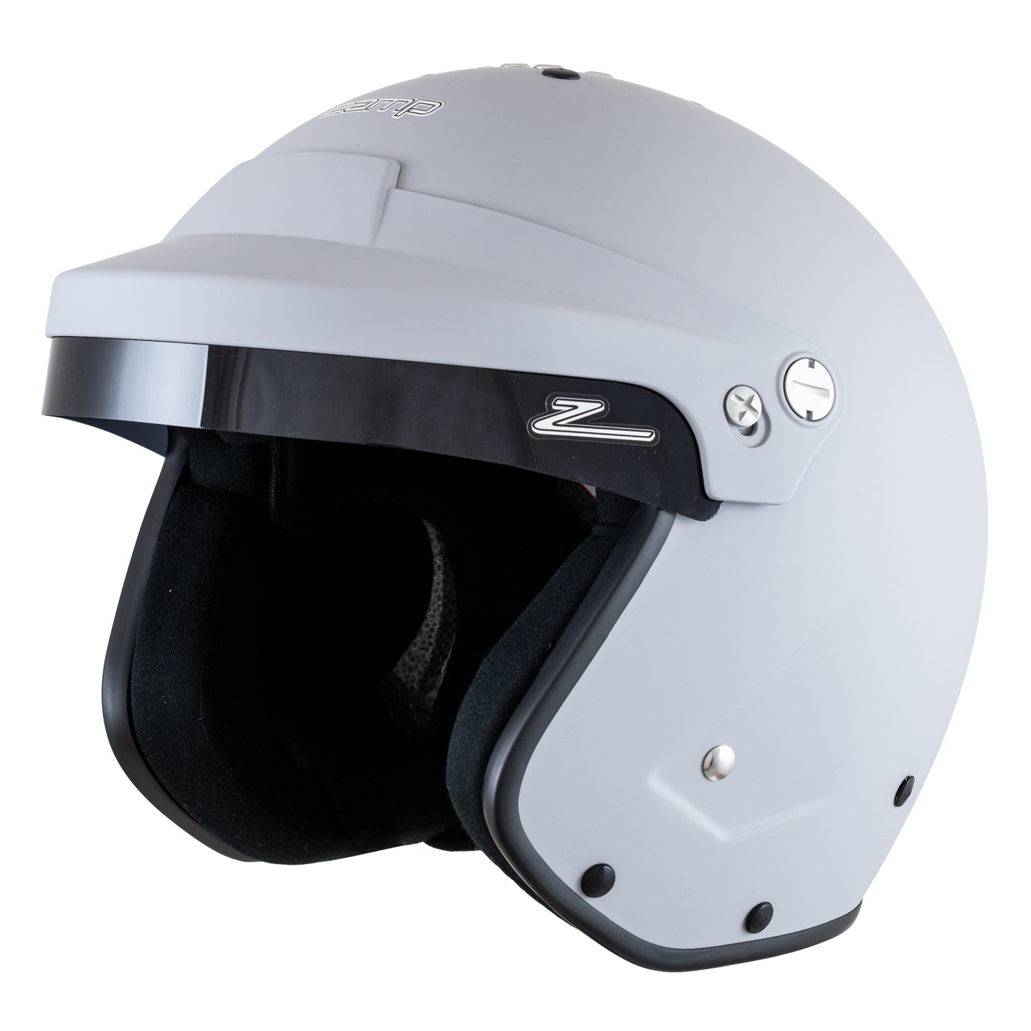 Zamp RZ-19S Snell SA2025 Matte Grey Medium Z-20 Series Matte Grey Visor Series 32 Interior