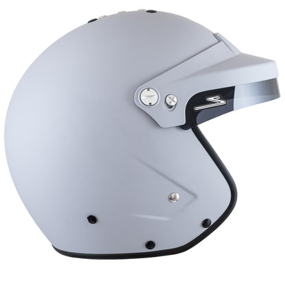 Zamp RZ-19S Snell SA2025 Matte Grey Medium Z-20 Series Matte Grey Visor Series 32 Interior