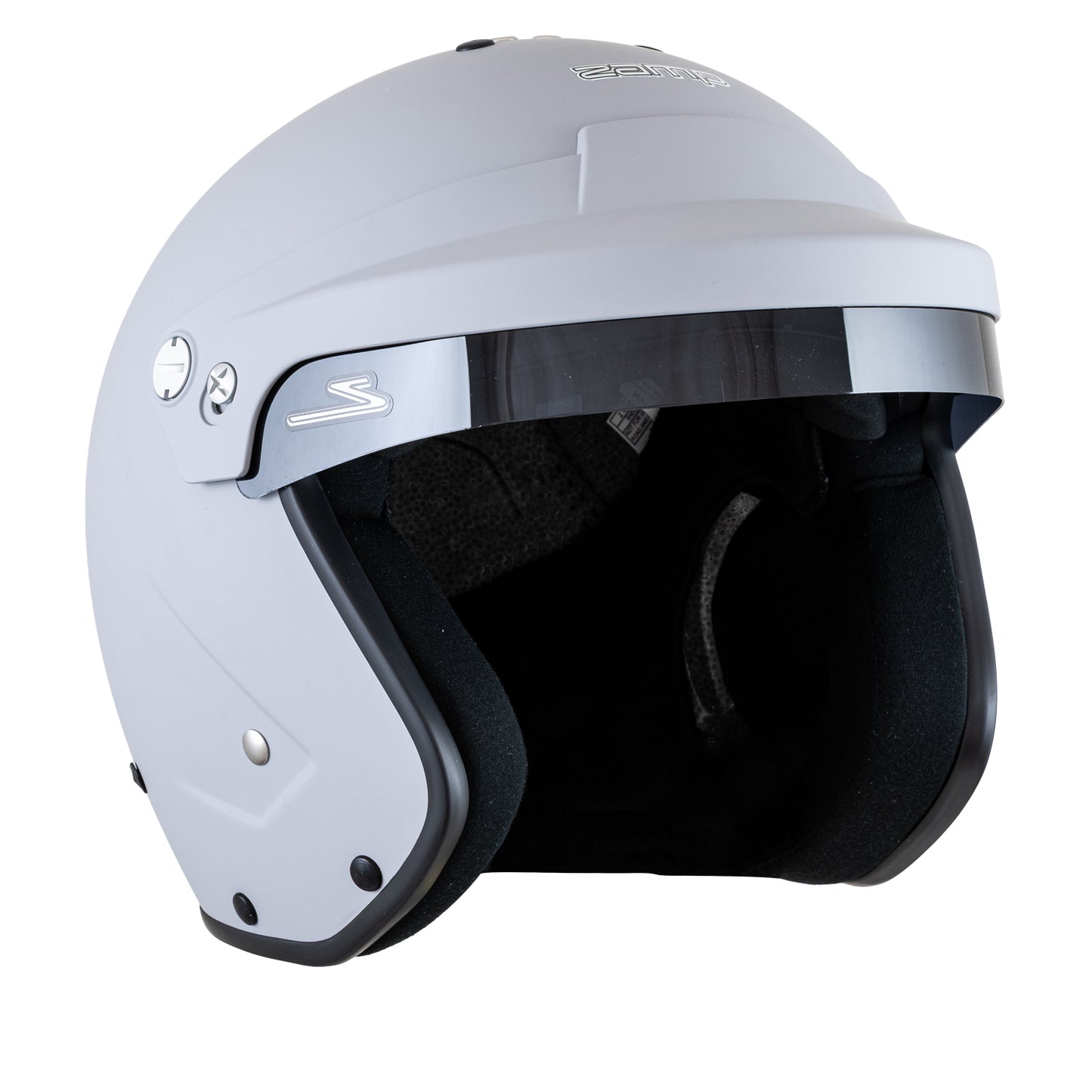 Zamp RZ-19S Snell SA2025 Matte Grey Medium Z-20 Series Matte Grey Visor Series 32 Interior