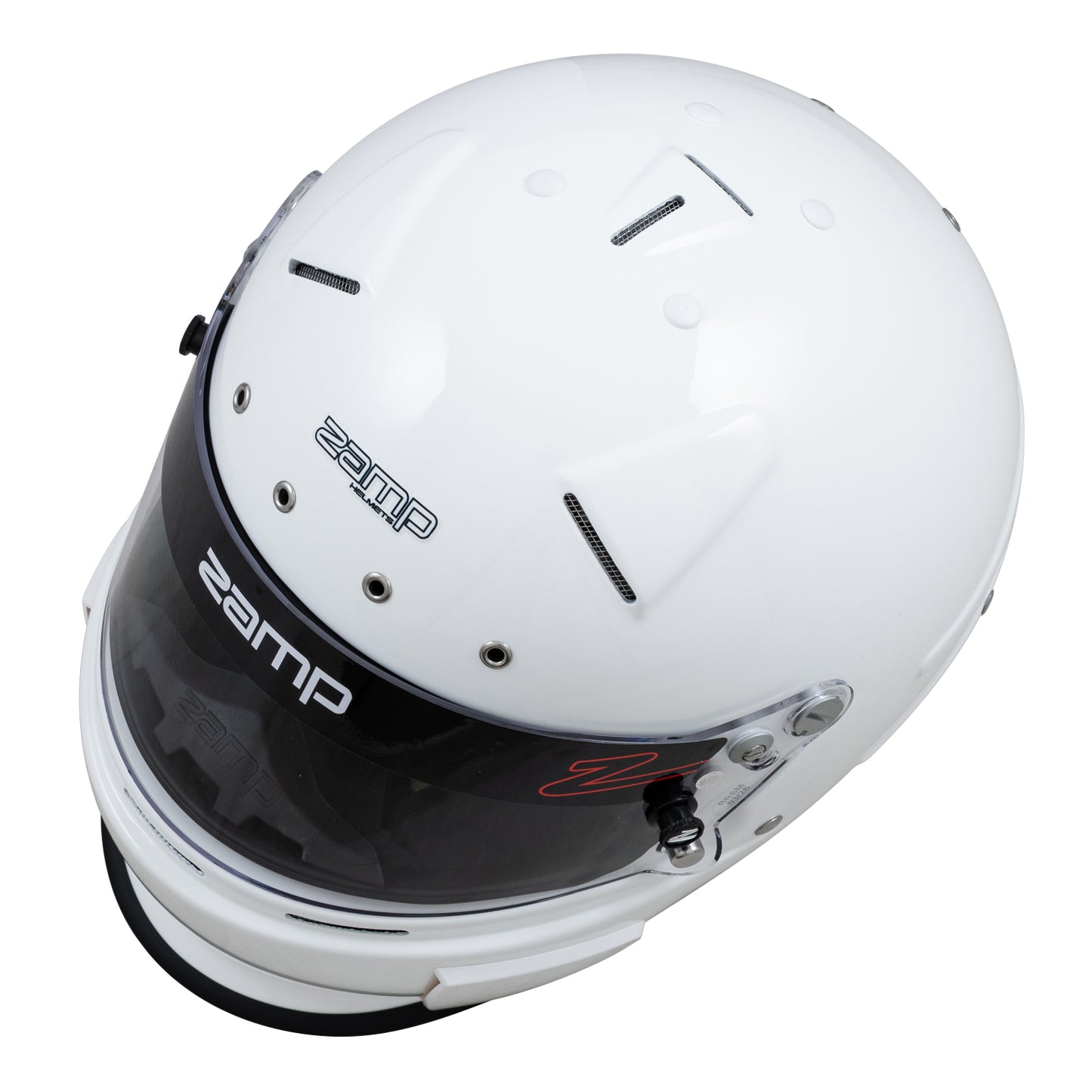 Zamp RZ-70F SNELL SA2025 Gloss White Large Z-20 Clear Shield Series 28 Interior