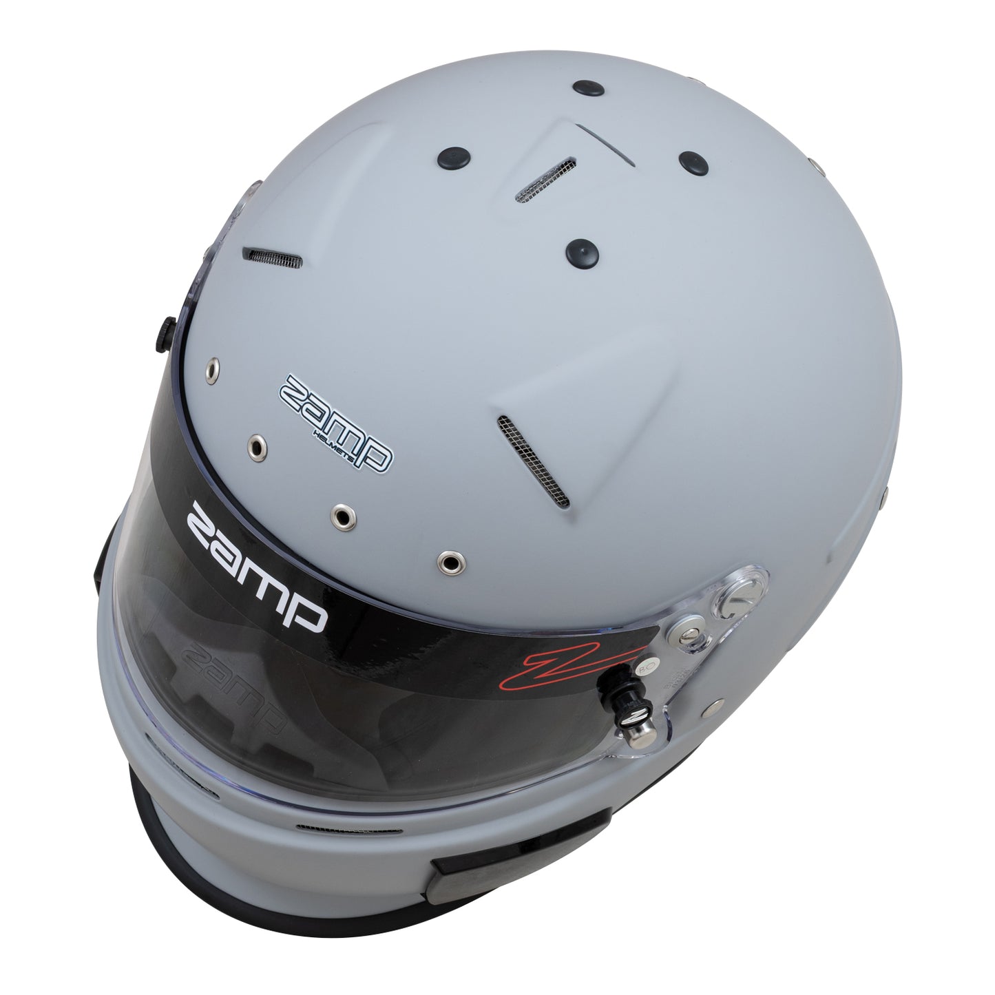 Zamp RZ-70F SNELL SA2025 Matte Grey X-Small Z-20 Clear Shield Series 28 Interior