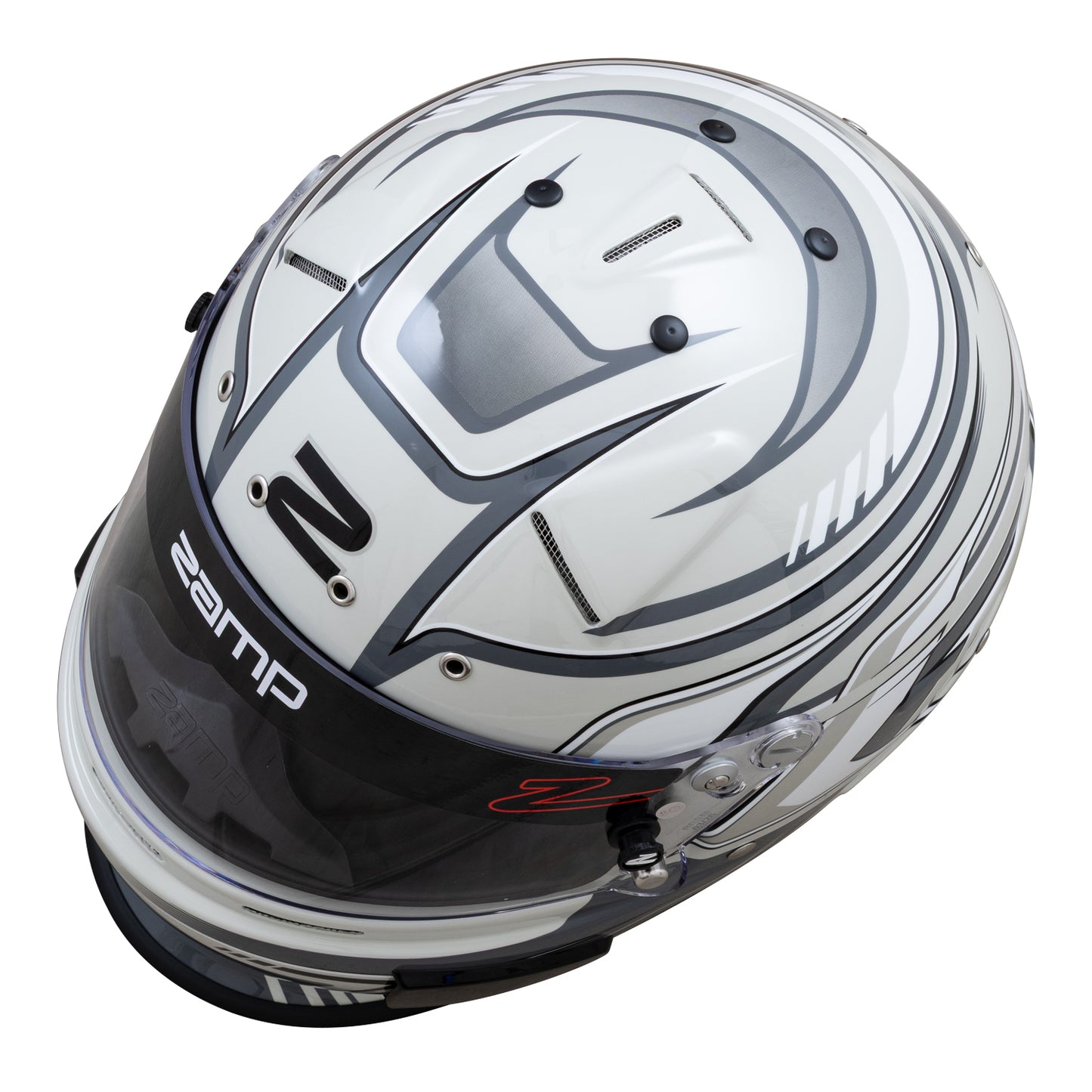Zamp RZ-70F SNELL SA2025 Grey Graphic Medium Z-20 Clear Shield Series 28 Interior
