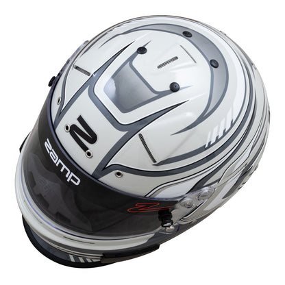 Zamp RZ-70F SNELL SA2025 Grey Graphic X-Small Z-20 Clear Shield Series 28 Interior