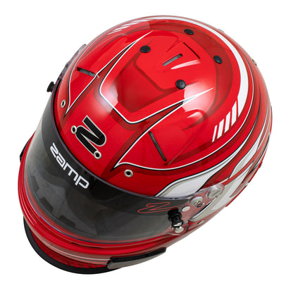 Zamp RZ-70F SNELL SA2025 Red Graphic Small Z-20 Clear Shield Series 28 Interior