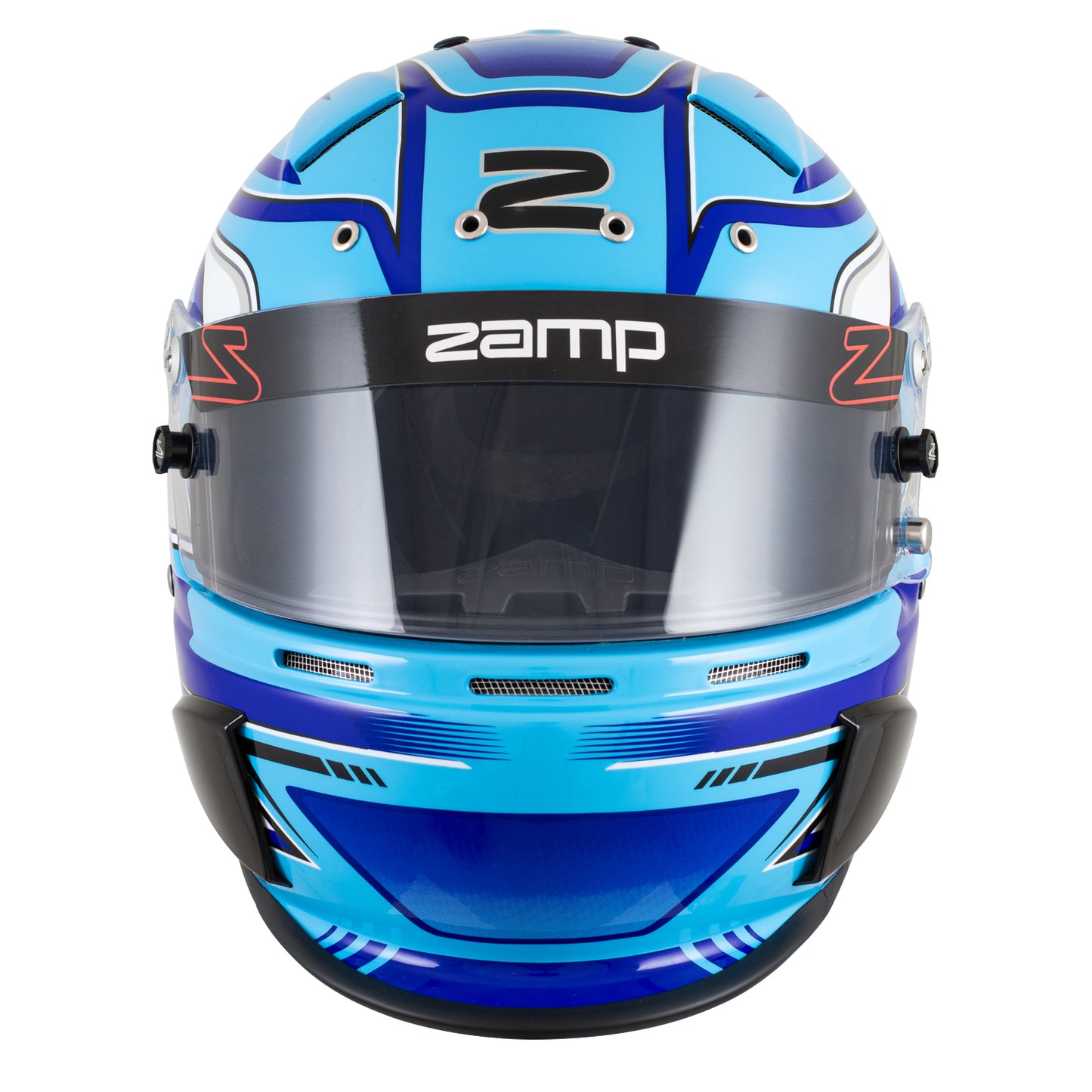 Zamp RZ-70F SNELL SA2025 Blue Graphic Large Z-20 Clear Shield Series 28 Interior