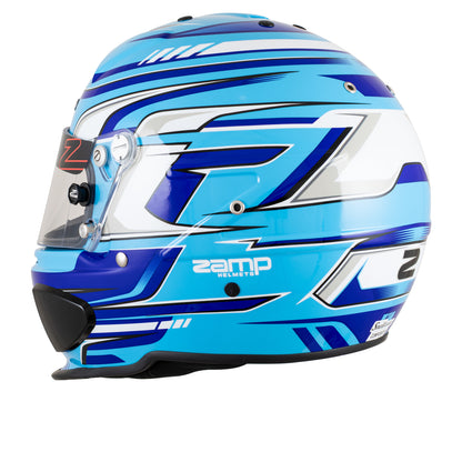 Zamp RZ-70F SNELL SA2025 Blue Graphic Large Z-20 Clear Shield Series 28 Interior