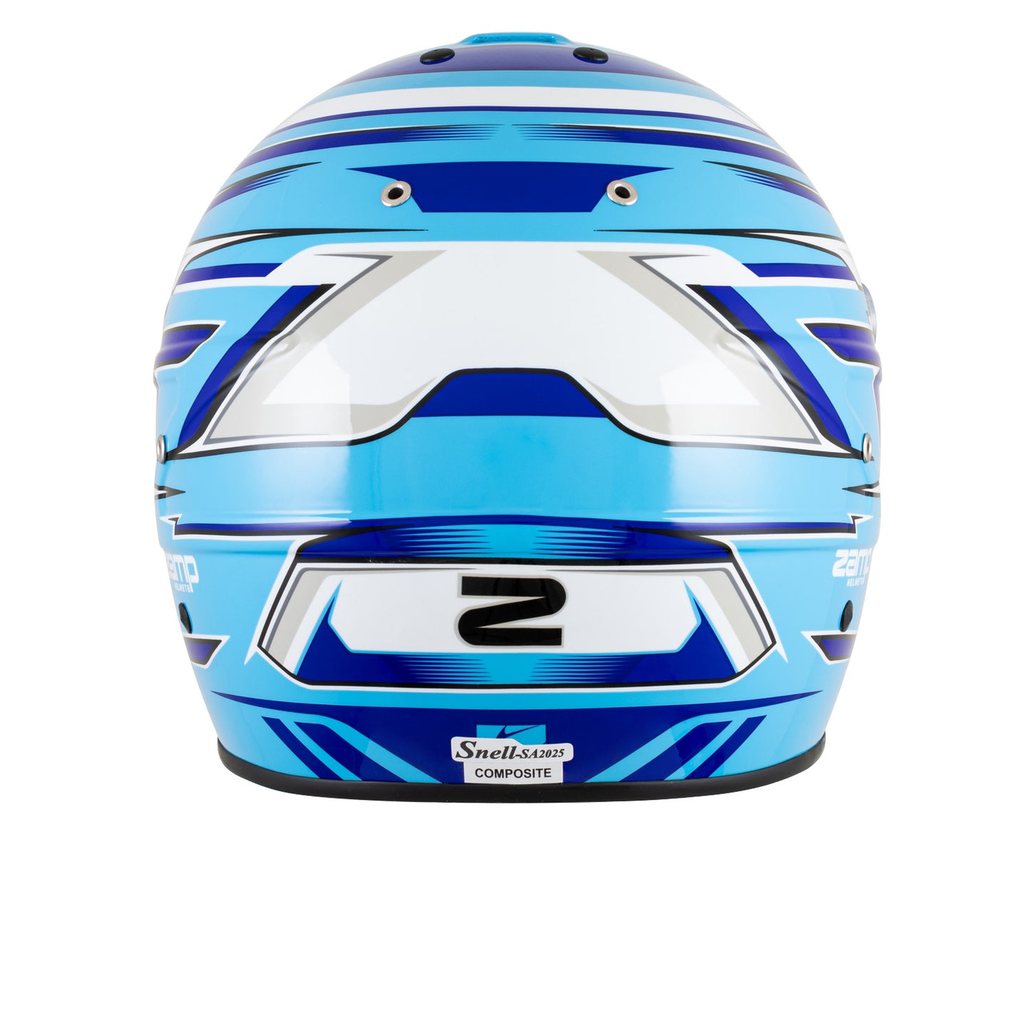 Zamp RZ-70F SNELL SA2025 Blue Graphic Large Z-20 Clear Shield Series 28 Interior