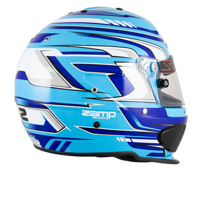 Zamp RZ-70F SNELL SA2025 Blue Graphic Small Z-20 Clear Shield Series 28 Interior