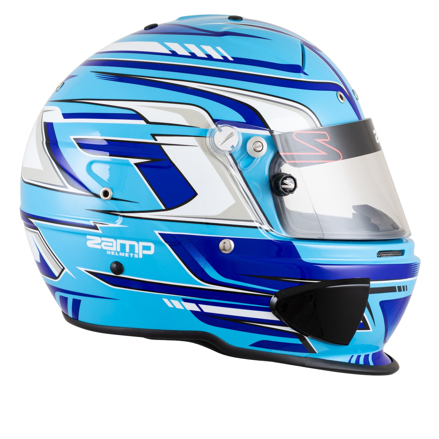 Zamp RZ-70F SNELL SA2025 Blue Graphic Large Z-20 Clear Shield Series 28 Interior