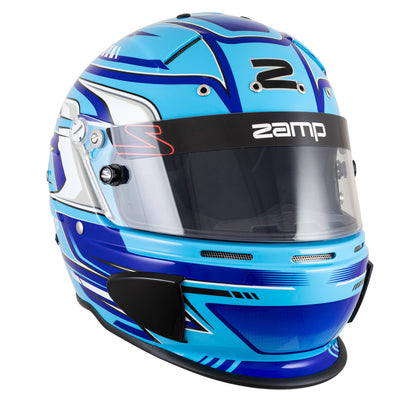 Zamp RZ-70F SNELL SA2025 Blue Graphic Large Z-20 Clear Shield Series 28 Interior
