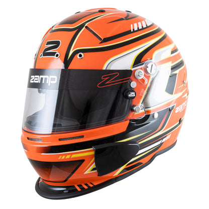 Zamp RZ-70F SNELL SA2025 Orange Graphic Small Z-20 Clear Shield Series 28 Interior