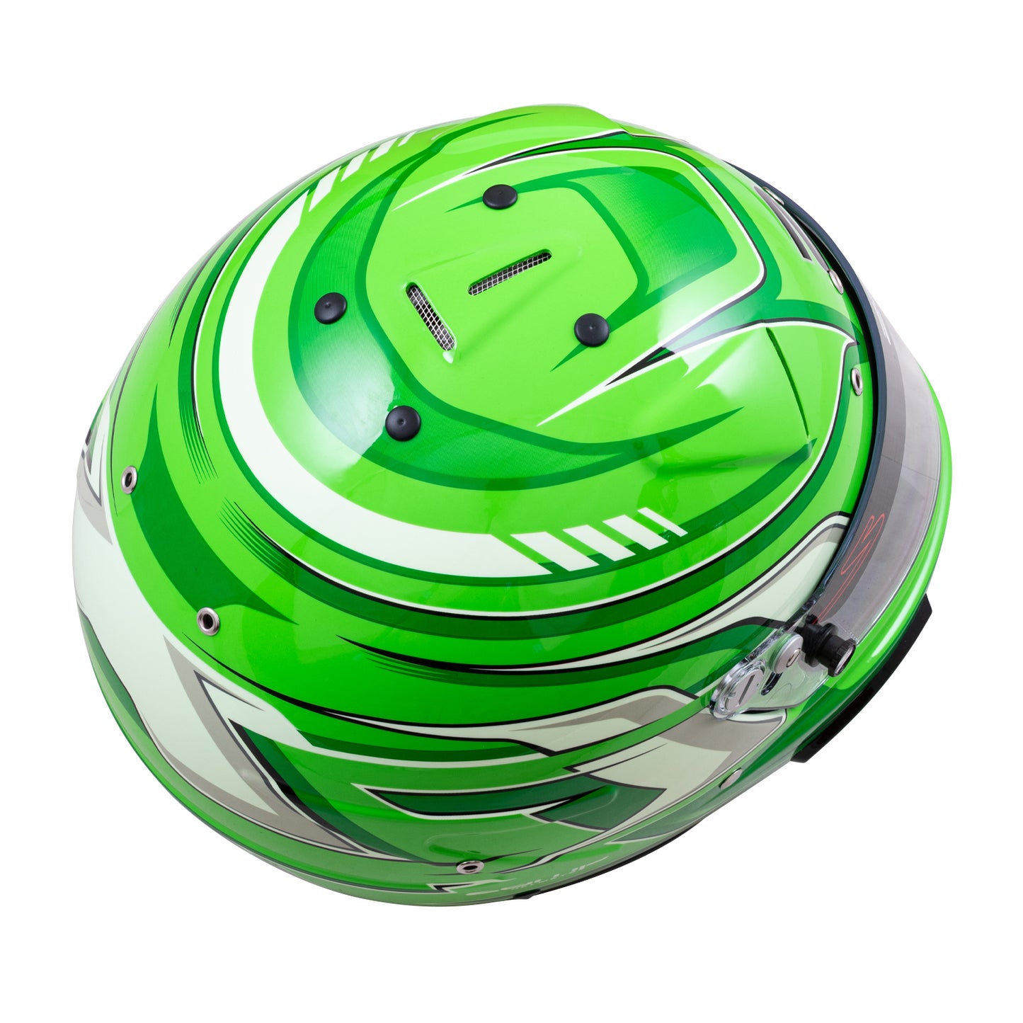 Zamp RZ-70F SNELL SA2025 Green Graphic Medium Z-20 Clear Shield Series 28 Interior