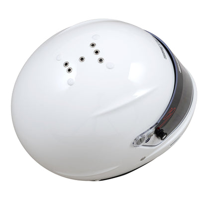 Zamp RZ-61F FIA8859-2024 Gloss White Medium Z-20 Clear Shield Series 31 Cheek Pads Series 28 Crown Liner