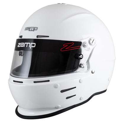 Zamp RZ-63F SNELL SA2025/FIA8859-2024 Gloss White Large Z-20 Clear Shield Series 31 Cheek Pads Series 28 Crown Liner