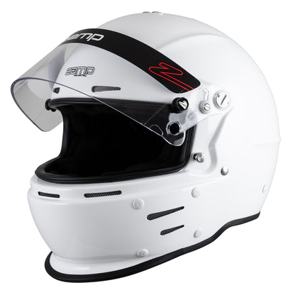 Zamp RZ-63F SNELL SA2025/FIA8859-2024 Gloss White Large Z-20 Clear Shield Series 31 Cheek Pads Series 28 Crown Liner