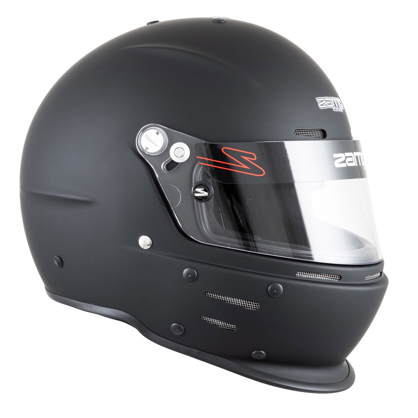 Zamp RZ-63F SNELL SA2025/FIA8859-2024 Matte Black Large Z-20 Clear Shield Series 31 Cheek Pads Series 28 Crown Liner