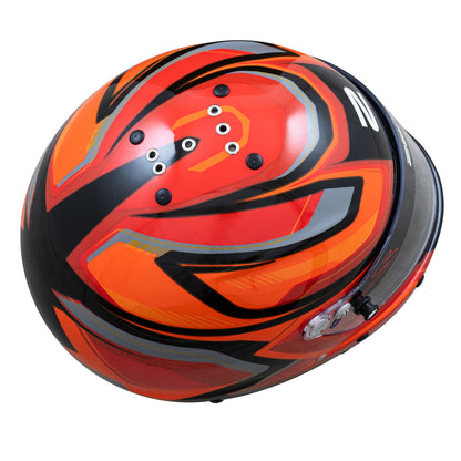Zamp RZ-63F SNELL SA2025/FIA8859-2024 Red/Black Graphic Small Z-20 Clear Shield Series 31 Cheek Pads Series 28 Crown Liner