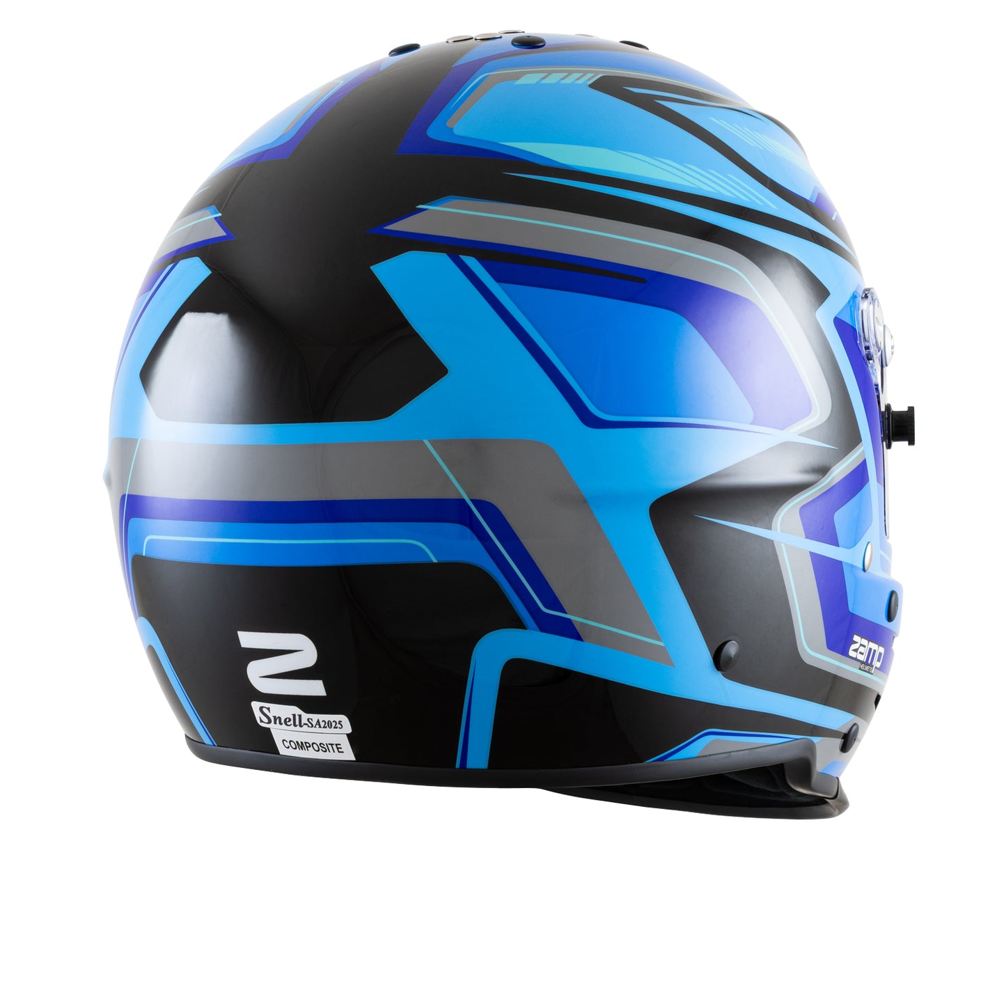Zamp RZ-63F SNELL SA2025/FIA8859-2024 Blue/Black Graphic Medium Z-20 Clear Shield Series 31 Cheek Pads Series 28 Crown Liner