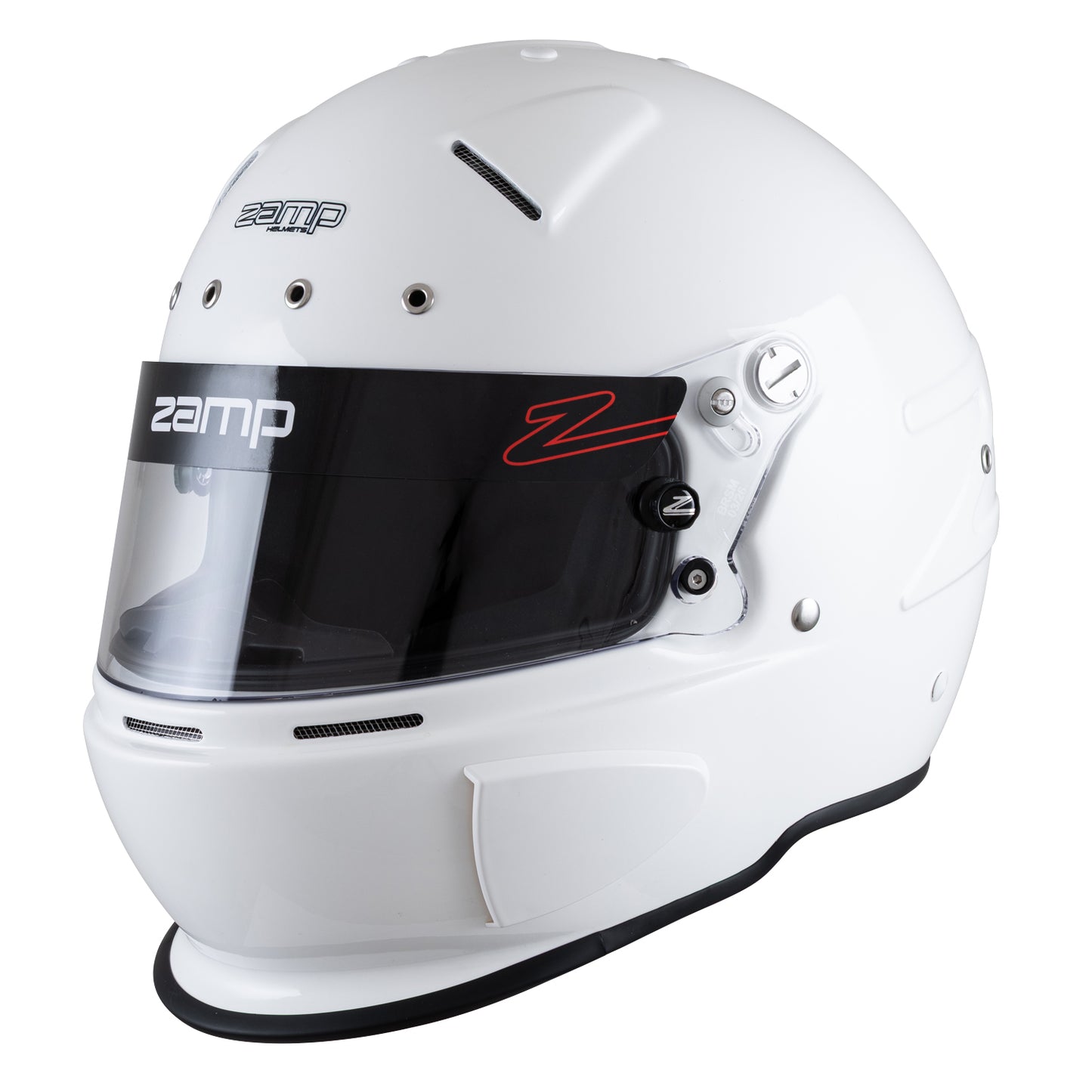 Zamp RZ-70S SNELL SA2025 Gloss White Medium Z-20 Clear Shield Series 28 Interior