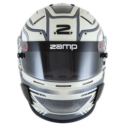Zamp RZ-70S SNELL SA2025 Grey Graphic Large Z-20 Clear Shield Series 28 Interior