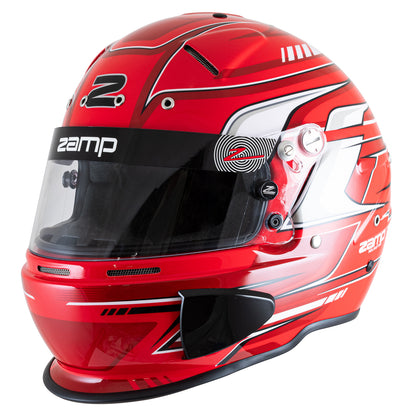 Zamp RZ-70S SNELL SA2025 Red Graphic X-Small Z-20 Clear Shield Series 28 Interior